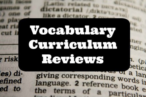 Vocabulary Curriculum Reviews