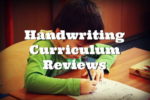 Handwriting Curriculum Reviews